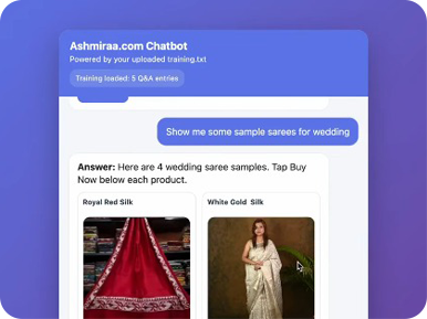 Chatbot Maker - Ashmiraa
